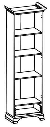 Шкаф   Kentaki Белый REG1W1S