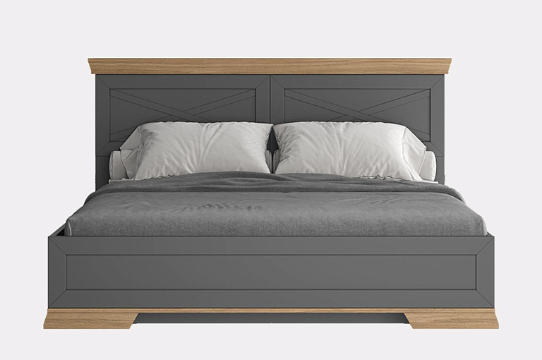 Кровать с подъёмным механизмом  Marselle Дымчатый алмаз LOZ160х200