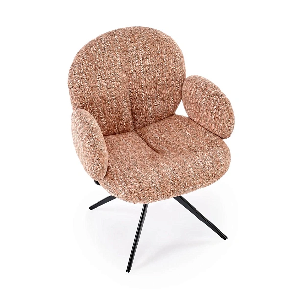 Стул HALMAR K568 корица/черный, поворотный