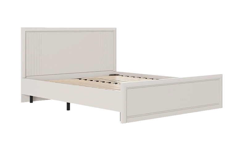 Кровать с металлическим основанием  Коен Персидский жемчуг LOZ160х200