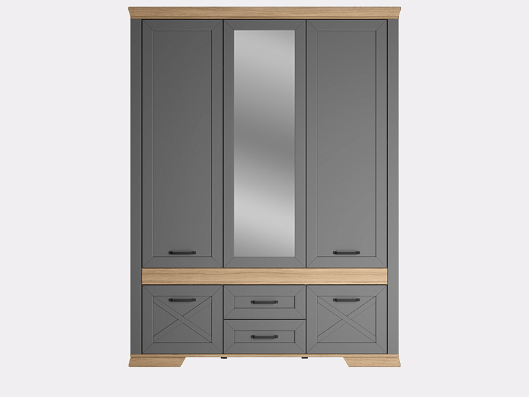 Шкаф  Marselle Дымчатый алмаз SZF5D2S