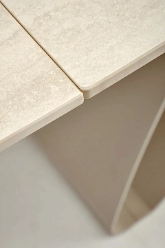 Стол обеденный HALMAR HILARIO светлый травертин/кашемир 180-260/90