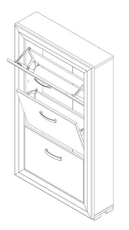 Тумба для обуви  Malta BUT3B