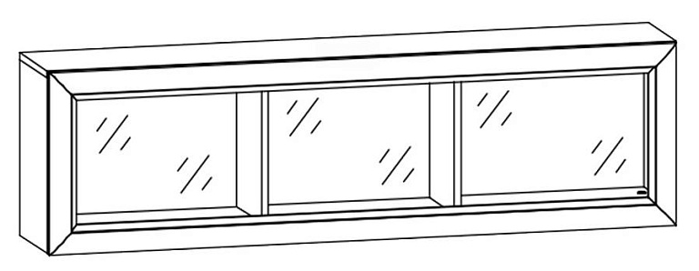 Шкаф навесной  Коен Сосна SFW1W/148